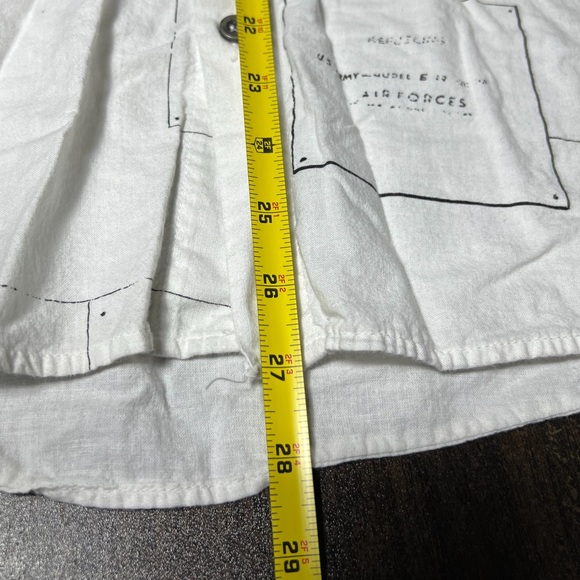 Vintage Test Pilot All Over Print Military Miss Hap 497th Bomb Group Shirt Small - Picture 6 of 8